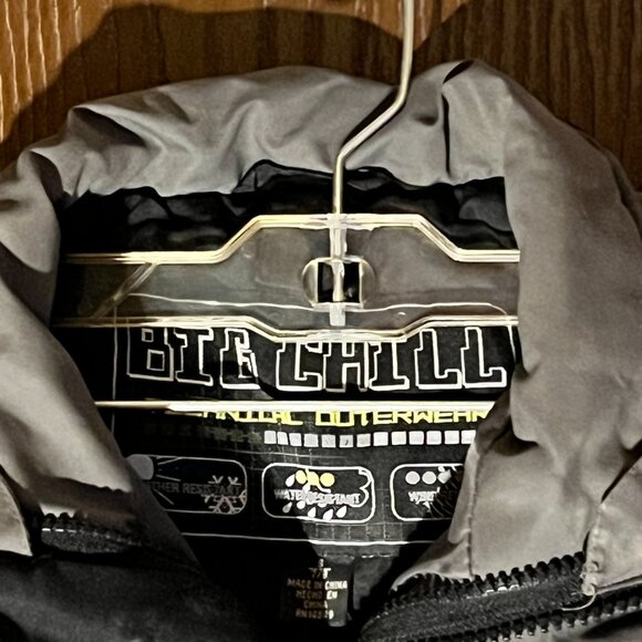 Vtg Big Chill Technical Womens Outerwear insulated Puffer Vest Black Gray XS 7/8 - Picture 4 of 5